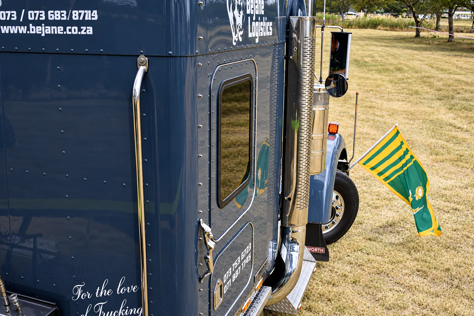 Detailed side view of the Franki's Castle truck